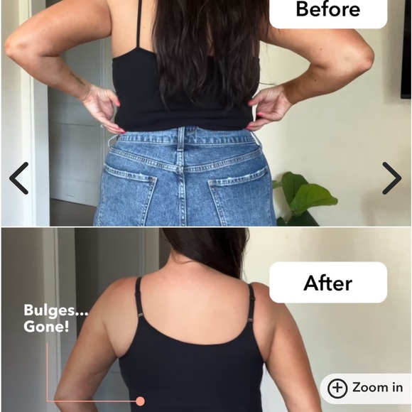 Shapermint Empetua Essentials All Day Every Day Scoop Neck Cami BEIGE SMALL+ XXL - Picture 6 of 16